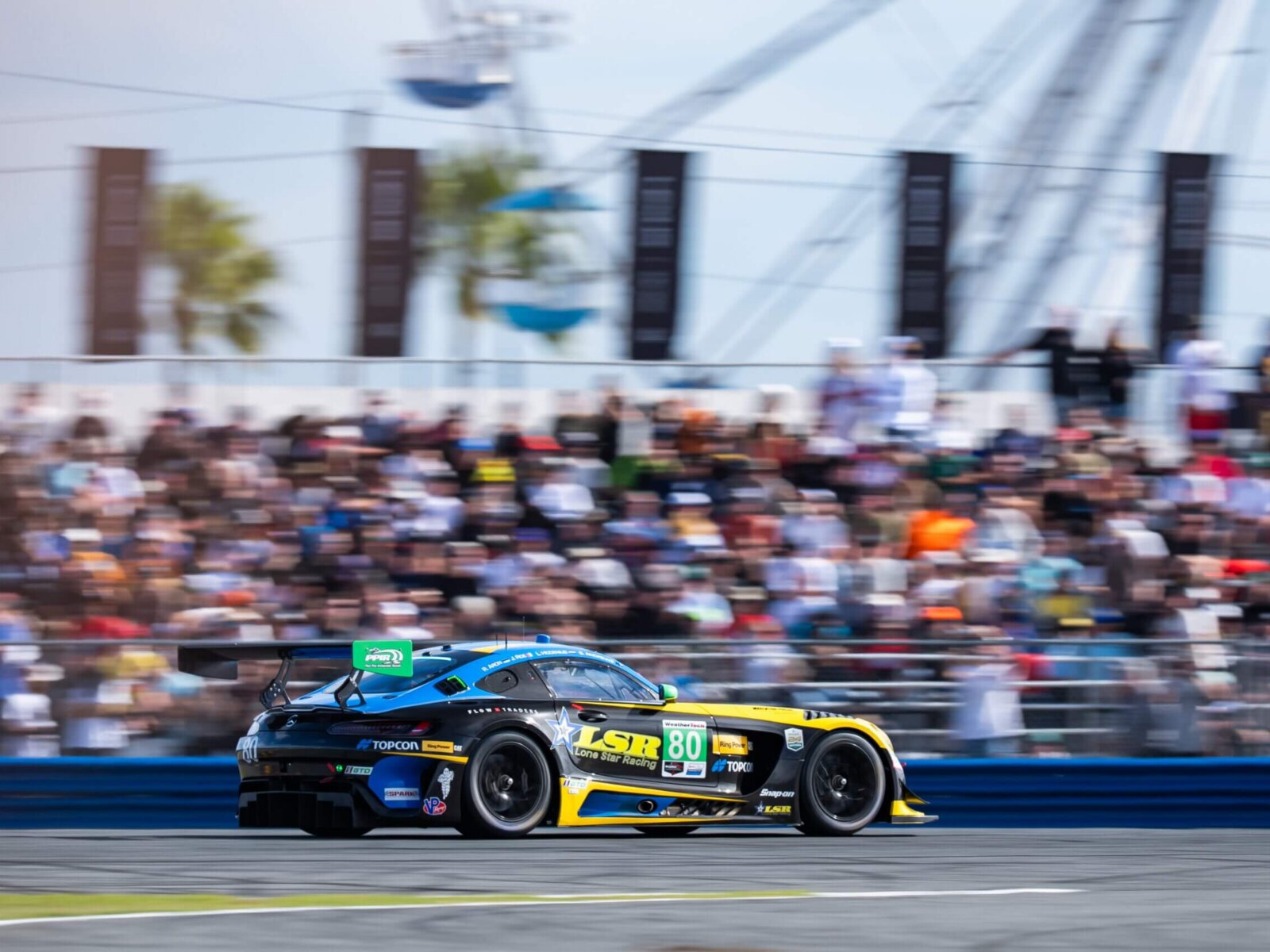 Ralf Aron saavutas Daytonas klassi kuuenda koha. Foto: Mercedes/Gruppe C Photography