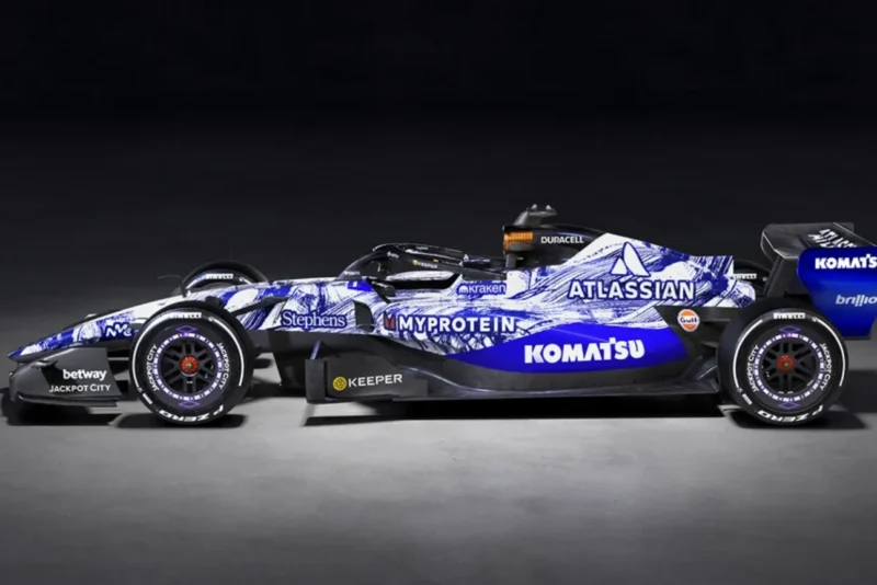 Williamsi Barcelona testiks planeéritud kujundus.
