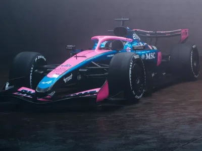 Paul Aroni uus tööauto Alpine F1, Foto: Alpine