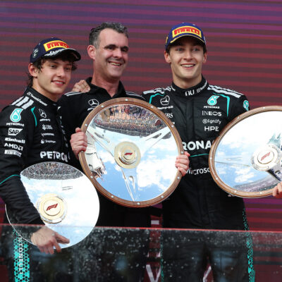 Andrea Kimi Antonelli, George Russell, Austraalia GP, Foto: Steve Etherington / Mercedes F1