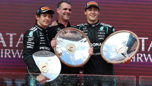 Andrea Kimi Antonelli, George Russell, Austraalia GP, Foto: Steve Etherington / Mercedes F1