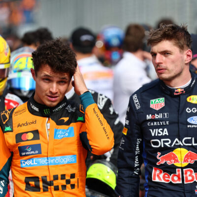 Lando Norris ja Max Verstappen Australia GP 2026 Melbourne, Foto: Andy Hone/LAT Images/ Getty Images / Red Bull Content Pool