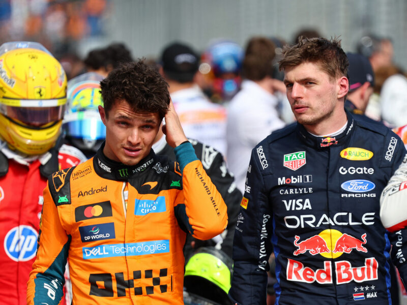 Lando Norris ja Max Verstappen Australia GP 2026 Melbourne, Foto: Andy Hone/LAT Images/ Getty Images / Red Bull Content Pool
