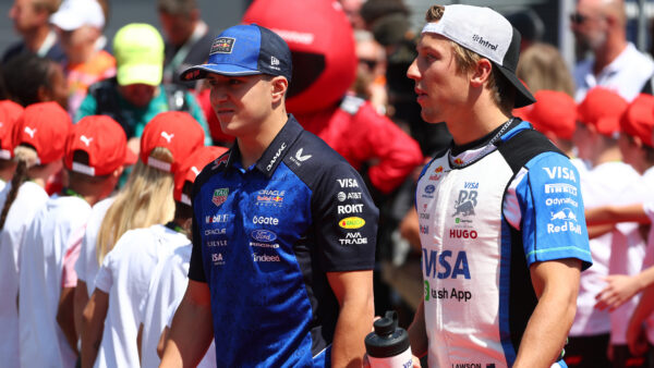 Isack Hadjar ja Liam Lawson, Foto: Sam Bloxham/LAT Images / Getty Images / Red Bull Content Pool