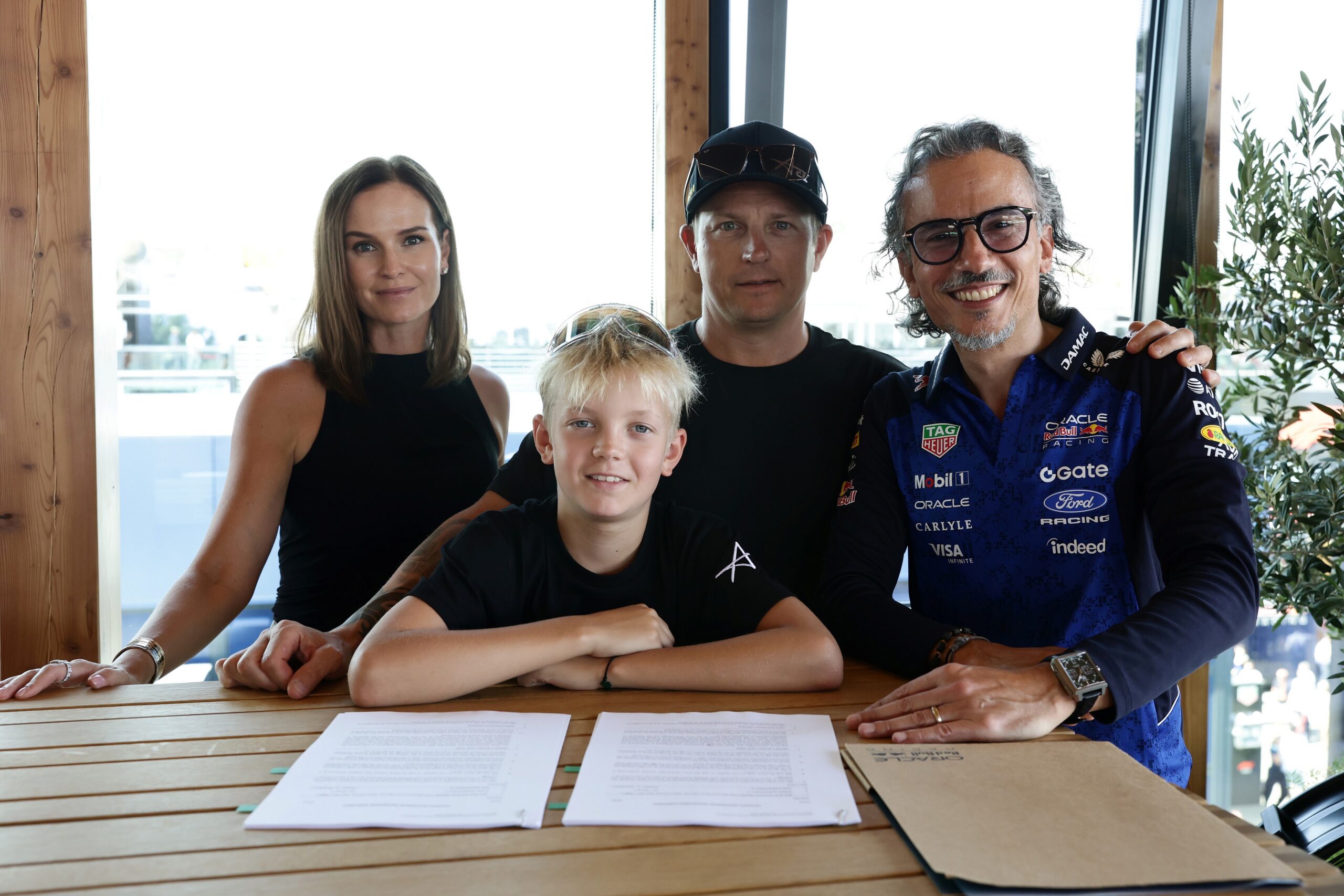 Red Bull võttis oma tiiva alla Kimi Räikköneni 11-aastase poja Robin Räikköneni