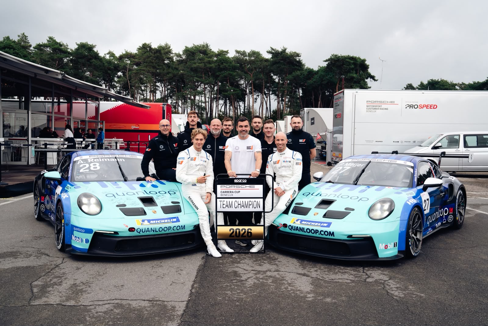 Eesti ringrajatiim võitis Porsche Carrera Cup Beneluxi tiimide meistritiitli, Alex Reimann sõitjatest kolmas